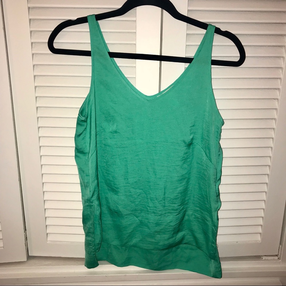 H&M Green Sleeveless Blouse